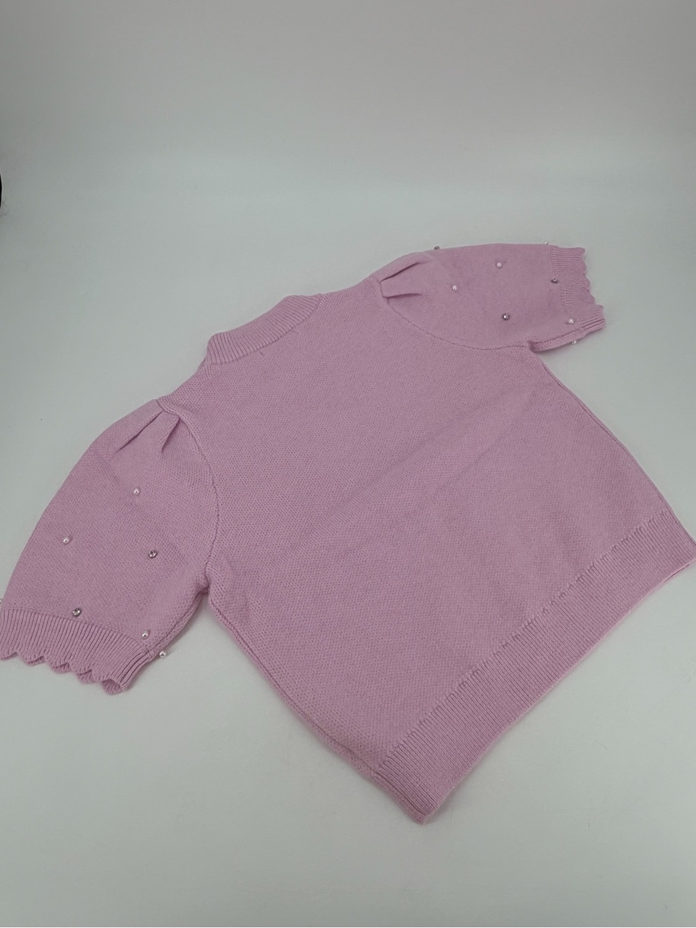 English Factory Embellished Short Sleeve Sweater Large - Picture 5 of 5
